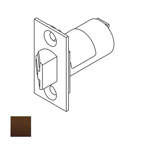 CL3300 2-3/4 Inch Backset Plain Latch, Oil Rubbed Dark Bronze