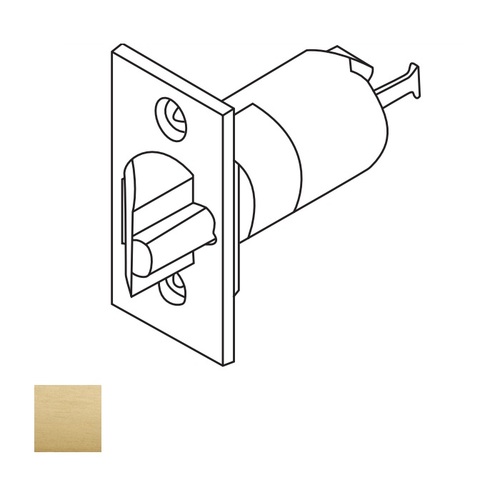 CL3300 2-3/4 Inch Backset Deadlocking Latch, Satin Brass