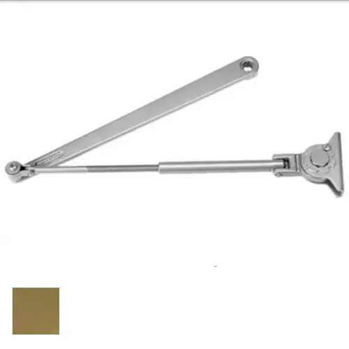 Door Closer Regular Arm with Hold Open-A1, Satin Brass Painted