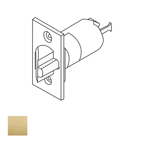 CL3500/CL3800 2-3/8 Inch Backset Deadlocking Latch, Satin Brass