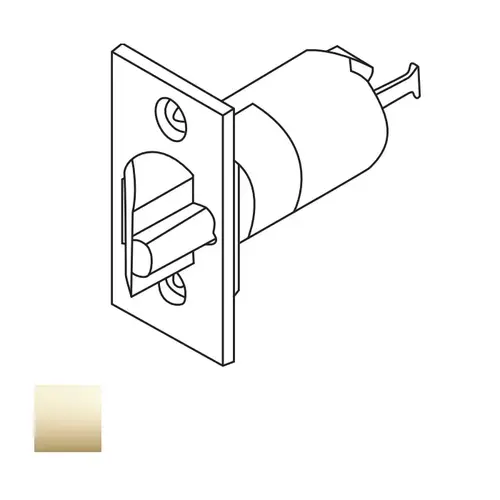 CL3300 2-3/4 Inch Backset Deadlocking Latch, Bright Polished Brass