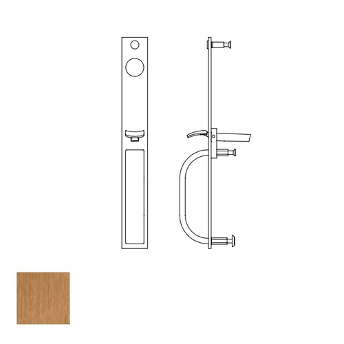 866 Series Pull Exit Device Trim Satin Bronze