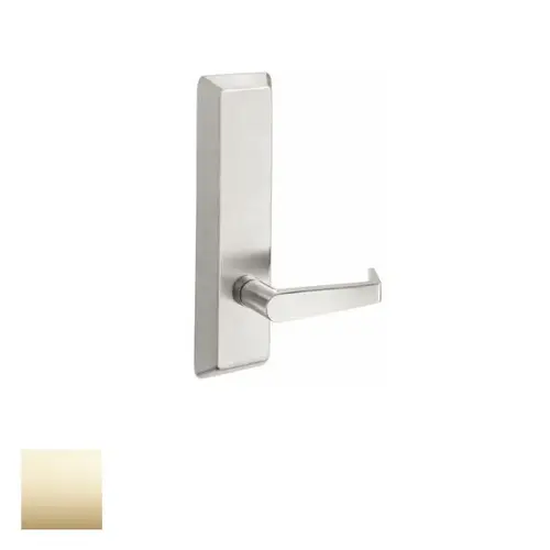 Exit Device Lever Trim, Bright Polished Brass