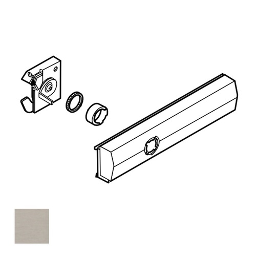 7100 Cylinder Dogging kit, Satin Stainless Steel