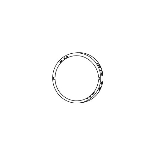 Thin Door Extension Ring (2 per lock), Satin Brass Blackened