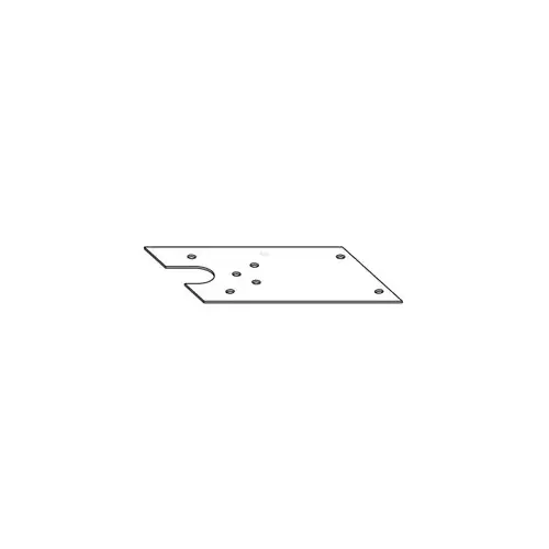 Rixson 274750R-626 27 Series Floor Plate Pack, Satin Chrome
