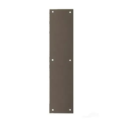 Push Plate Dark Oxidized Satin Bronze