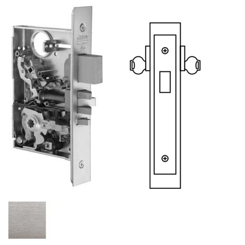 ML2012 Mortise Double Cylinder Deadlock, Satin Chrome