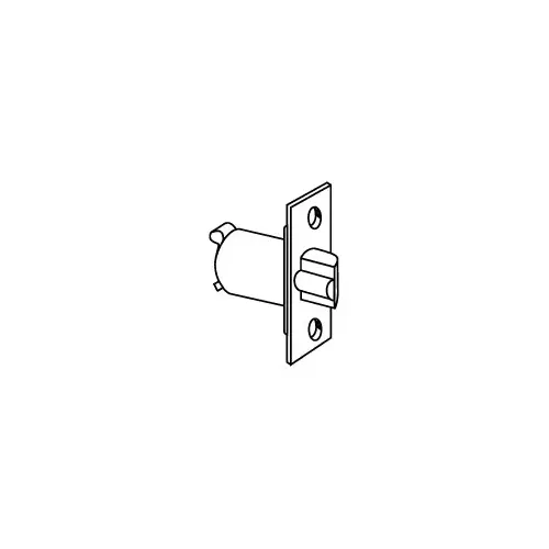 Deadlatch, A Series, 2-3/4" Backset, 1" x 2-1/4" Face, Square Corner, Bright Chrome