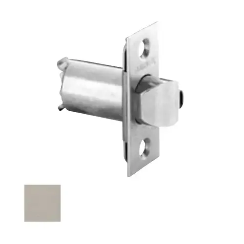 2-3/8" Backset Standard Spring Latch with 1" Face Satin Stainless Steel Finish