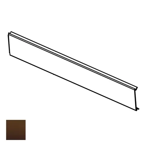 Exit Device Mounting Rail Insert, Oil Rubbed Dark Bronze