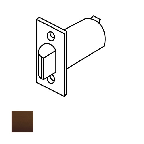 10 Line Square Corner Plain Latch, Oil Rubbed Dark Bronze