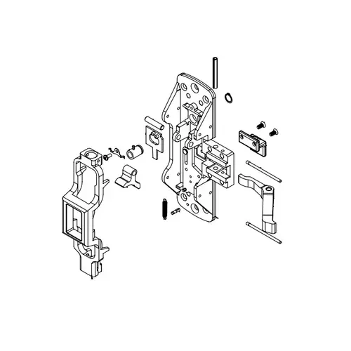 Right Hand Reverse Chassis Assembly Less Cover for 8762 and 8763