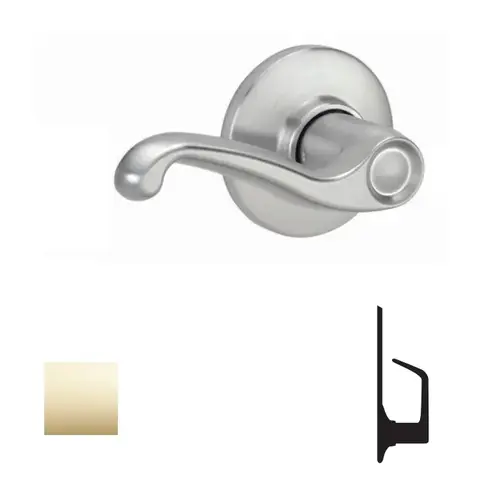 Right Hand S200 Series Interconnected Single Dummy Flair Lever Bright Brass Finish