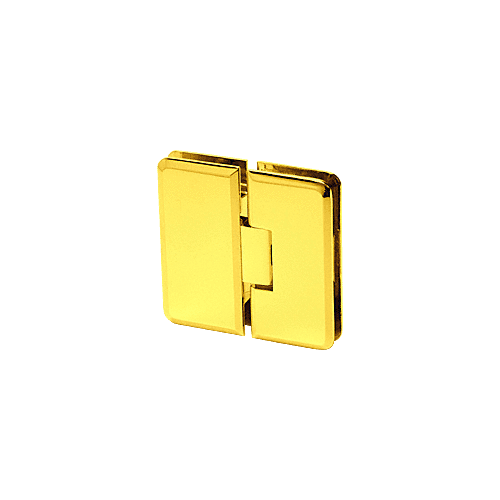 Gold Plated Petite 180 Series 180 Degree Glass-to-Glass Hinge
