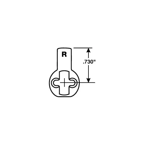 Mortise Cylinder cam for Old Cast Iron Mortise locks