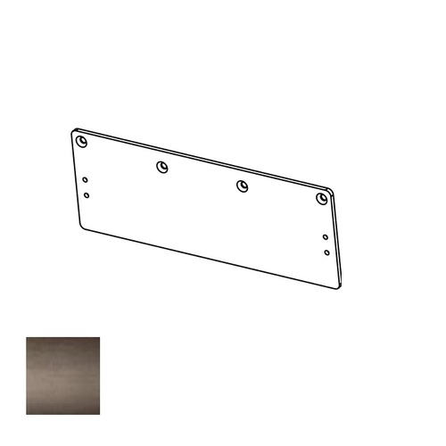 1331 Series D Drop Plate, Dark Bronze Painted