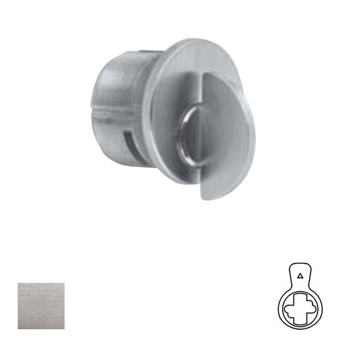 1300 Series Mortise Thumbturn Cylinder, Satin Chrome