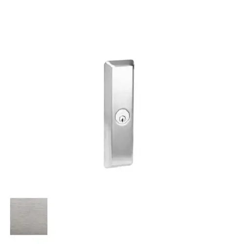 F950 Escutcheon Dummy Trim, Satin Chrome