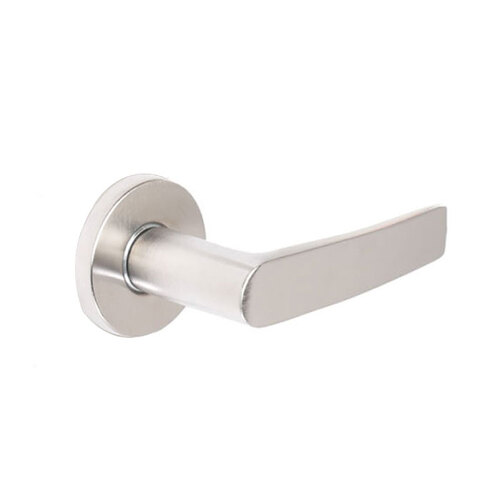 ML2010 Mortise Passage Lever Lockset x Half Trim Satin Chrome