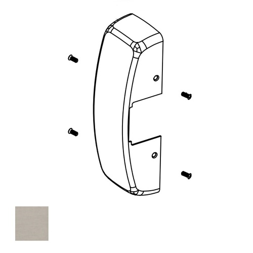 8600/8900 Series Exit Device Chassis Cover, Satin Stainless Steel