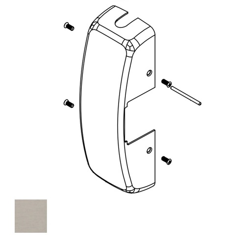 8700 Series Exit Device Chassis Cover, Satin Stainless Steel