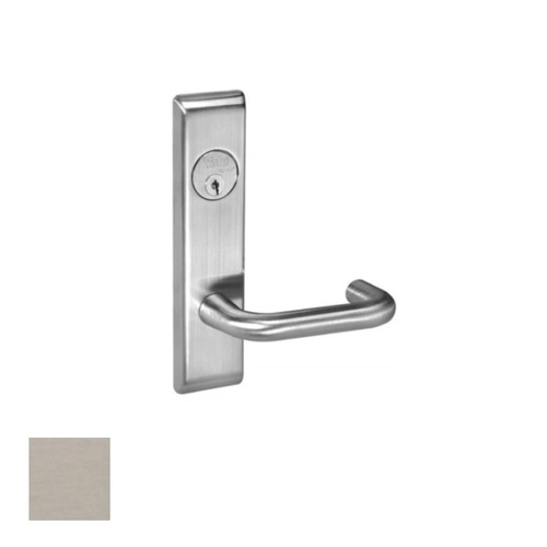 Exit Device Lever Trim, Satin Stainless Steel