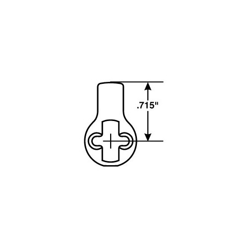 Mortise Cylinder cam for Old Cast Iron Mortise locks