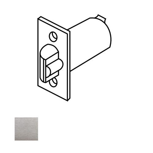 10 Line Square Corner Deadlocking Latch, Satin Chrome