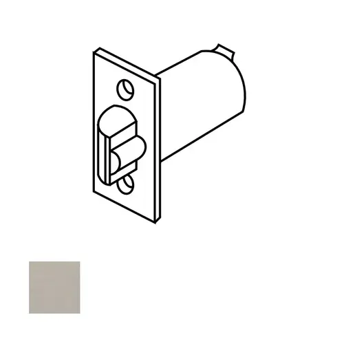 7-Line Guarded Latchbolt, Satin Stainless Steel