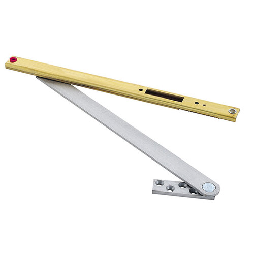 104H Concealed Overhead Door Holder, Bright Polished Brass