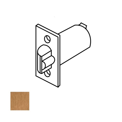 10 Line Square Corner Deadlocking Latch, Satin Bronze