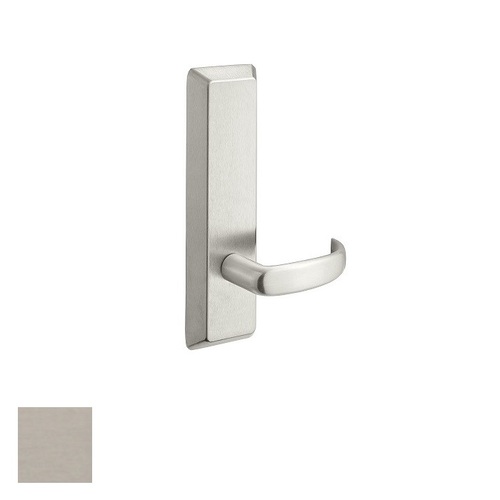 Exit Device Lever Trim, Satin Stainless Steel