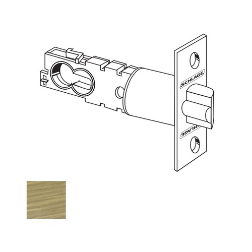 Schlage Commercial 16-203 609 S Series Square Corner Adjustable Dead Latch Satin Brass Finish