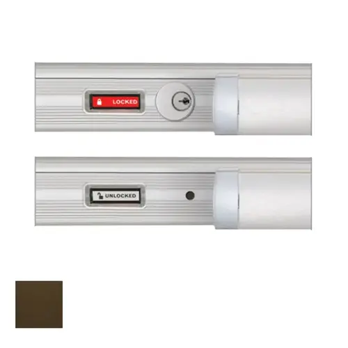 Exit Device Dark Bronze Anodized Aluminum