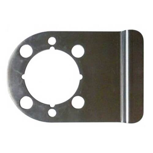 Out Swing Slipper Latch Protector Satin Stainless Steel