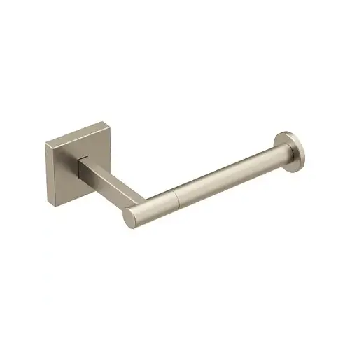 Triva Single Post Paper Holder Brushed Nickel Finish