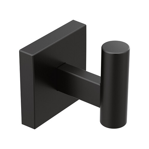 Triva Single Robe Hook Black Finish