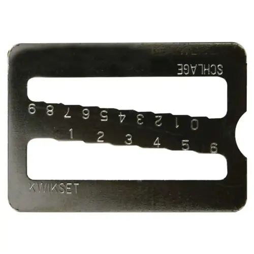 LAB LKGKS 2-N-1 Key Gauge, Kwikset, Schlage