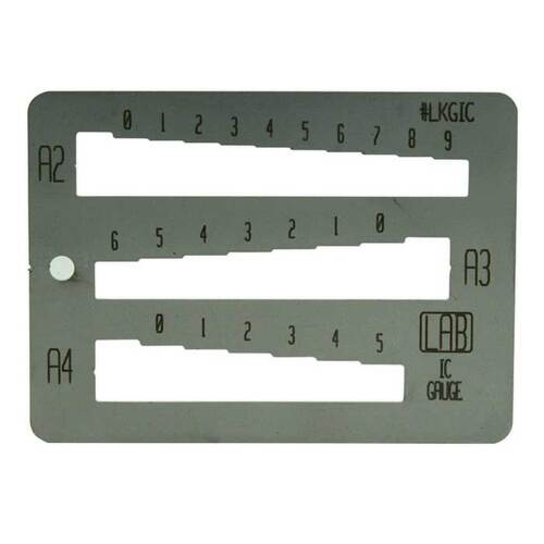 SFIC Core Key Gauge, A2, A3, A4 Systems