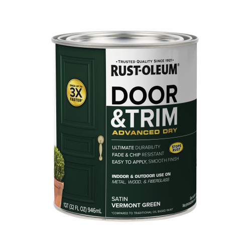 RustOleum 376514 QT GRN Base WB DR Paint