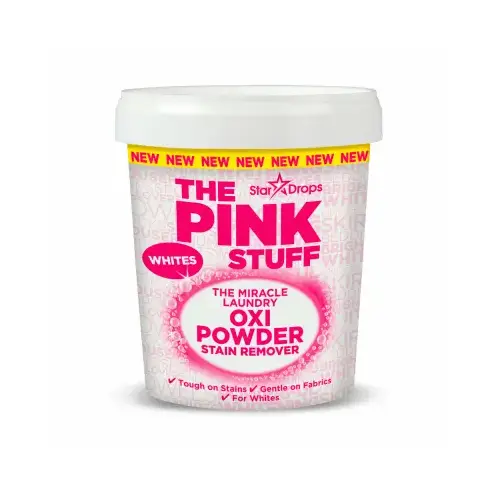 Pink Stuff Miracle Laundry Oxi Powder Stain Remover for Whites, 2.2 Lb.