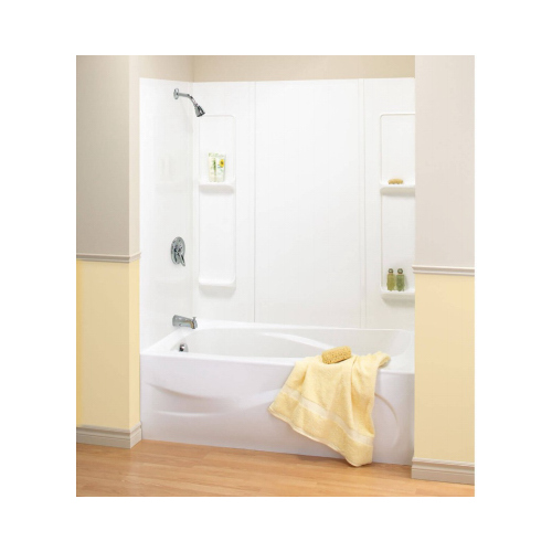 MAAX 101593-000-129000 Maxx Elan 101593-000-129 5-Piece Bathtub Wall Kit, 48 - 61 in L X 30 - 32 in W X 59 in H High Gloss