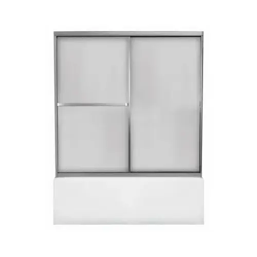 MAAX 105409-965-170-000 Mika Sliding Tub Door, Alcove Installation, 54 - 59.5 x 55 In.