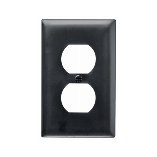 BLK 1G 1DPLX Wall Plate