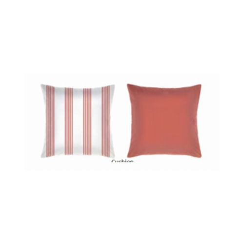 J&J GLOBAL LLC 254024W RED Stripe Toss Pillow