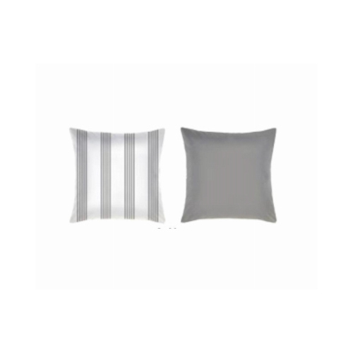 J&J GLOBAL LLC 254025W GRY Stripe Toss Pillow
