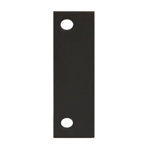 4-1/2" x 1-1/2" Hinge Cut Out Filler Plate Dark Bronze Finish