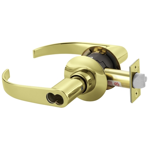 CL3175 PZK 605 CL7 Cylindrical Lock Bright Brass