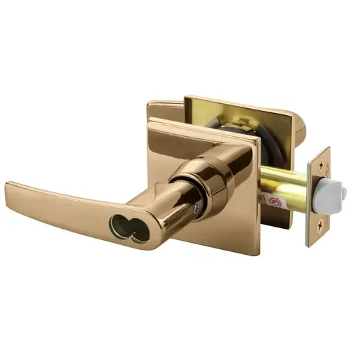 CL3132 AZE 611 M08 Cylindrical Lock Bright Bronze